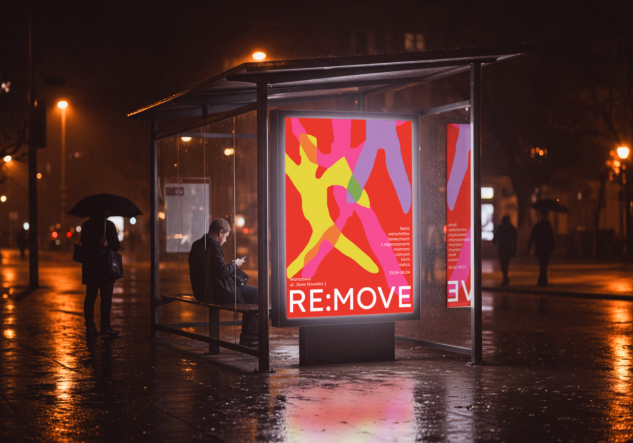 Outdoor billboard mockup