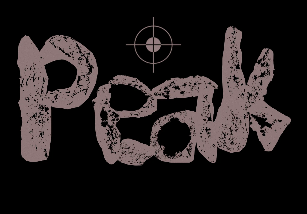 Peak brutalist typography artwork